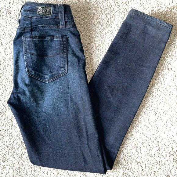 Paige Verdugo Jegging 25 Womens Skinny Jeans Dark Wash Denim Casual - Picture 3 of 6